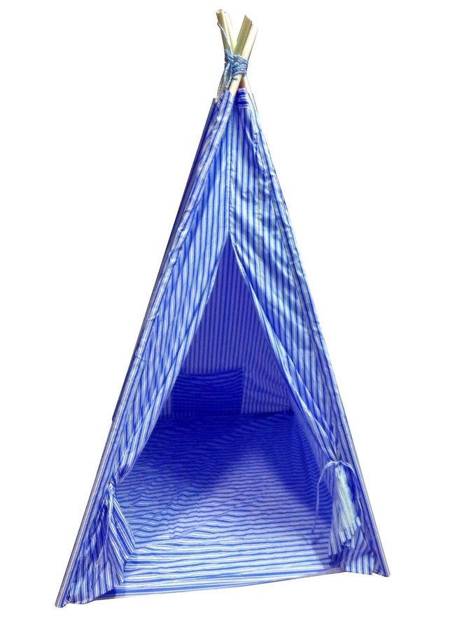 CREATIVE TEXTILES Play Tent Houses for Your Children | Design for Shades | Indoor/Outdoor Play Tent House for Kids | Blue - Image 2